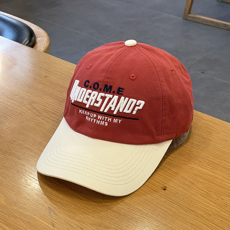Unisex Casual Teksturerte Caps med Leken Broderi Skanto