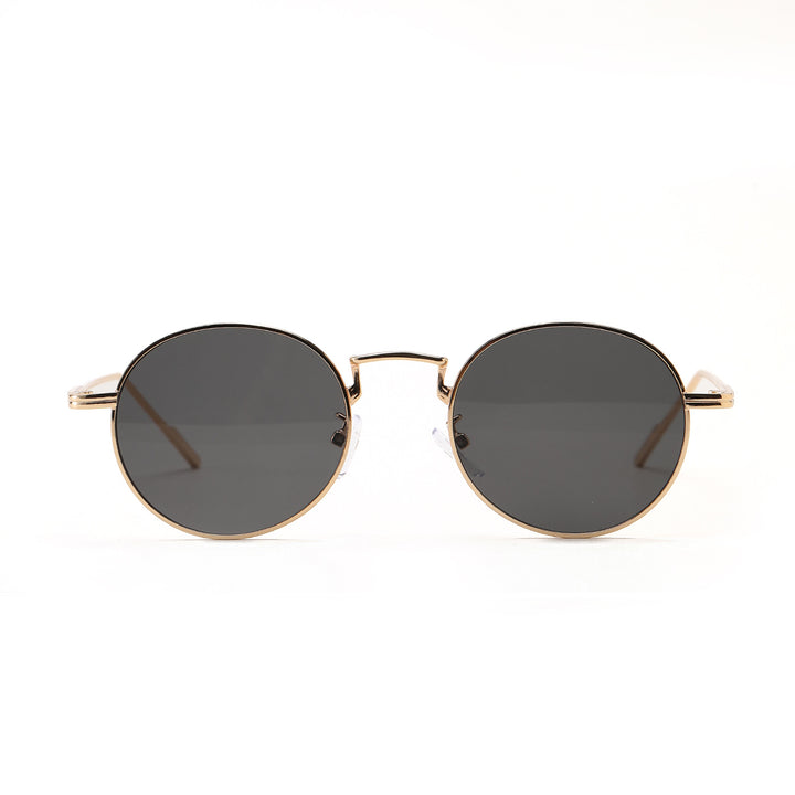 Dame rund modisk solbrille med elegant design Skanto