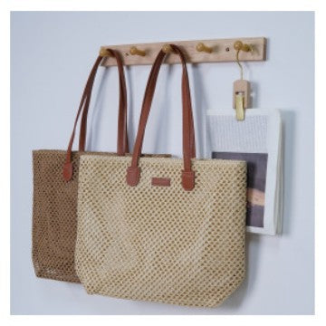 Designer Stroh handlenett Skanto