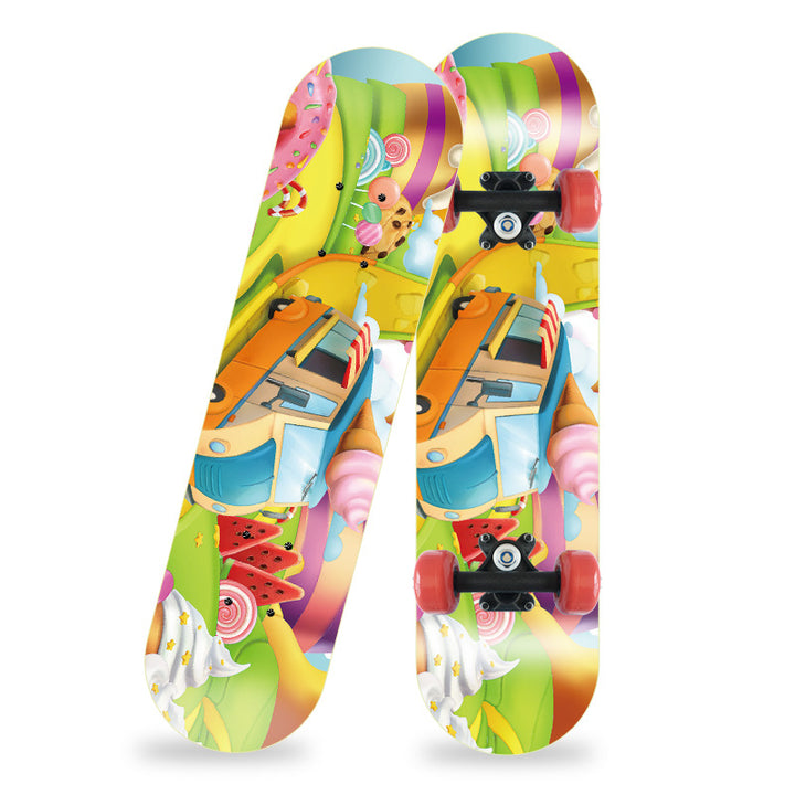 Cartoon-Inspirert Mini Skateboard Skanto
