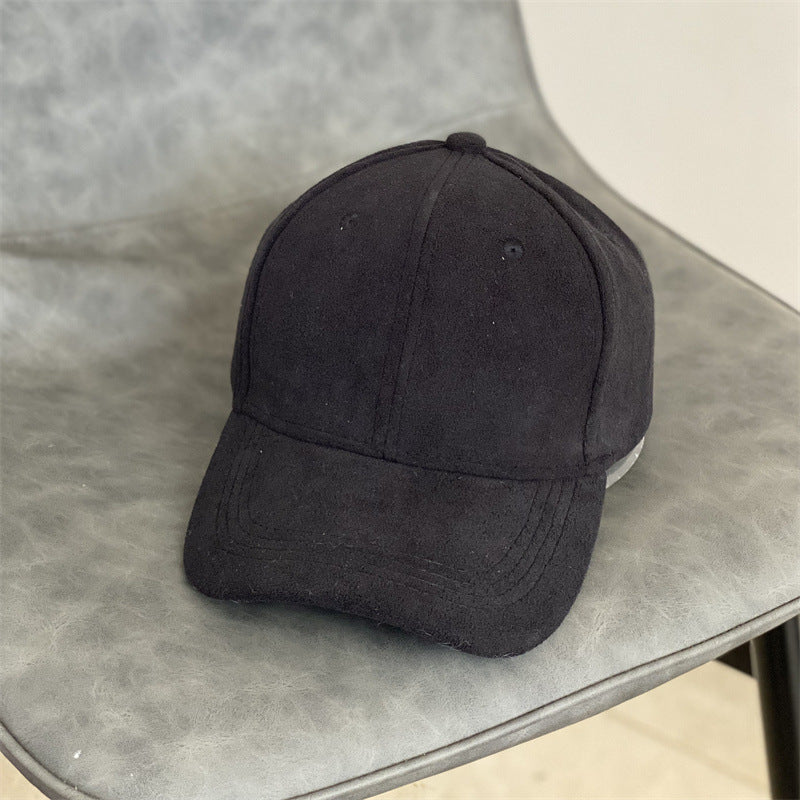 Herre Suede Tekstur Klassisk Caps Skanto