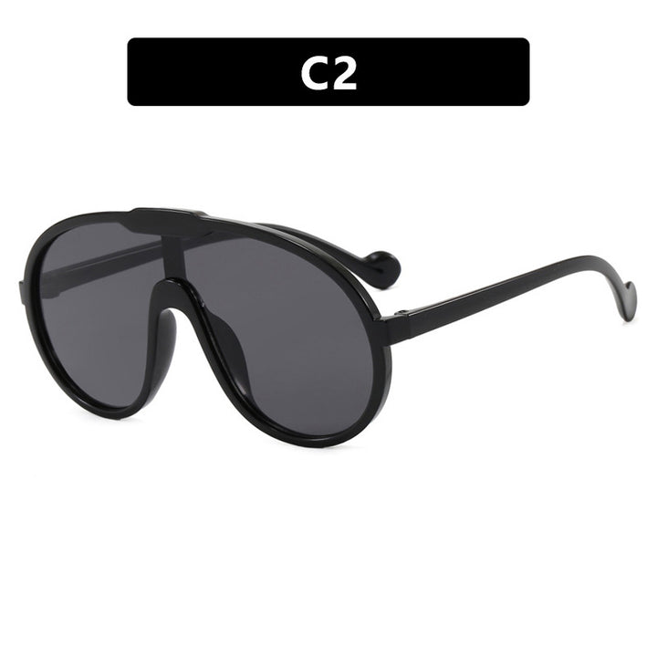 Dame moterisk sport-solbrille i unikt design med UV-beskyttelse og fleksible stenger Skanto