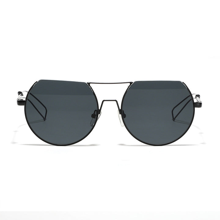 Damer stilige oversized solbriller med innovativ ramme Skanto