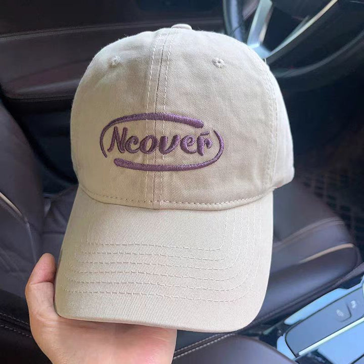 Kvinne Casual Brodert Bomull Baseball Cap Skanto 1784083816