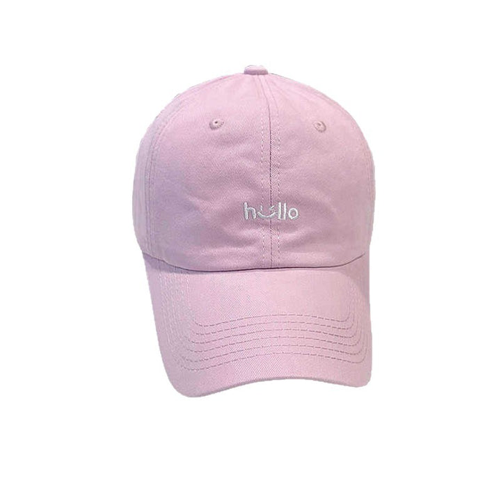 Unisex Casual Cotton Baseball Cap with Embrodert Meldingen Skanto