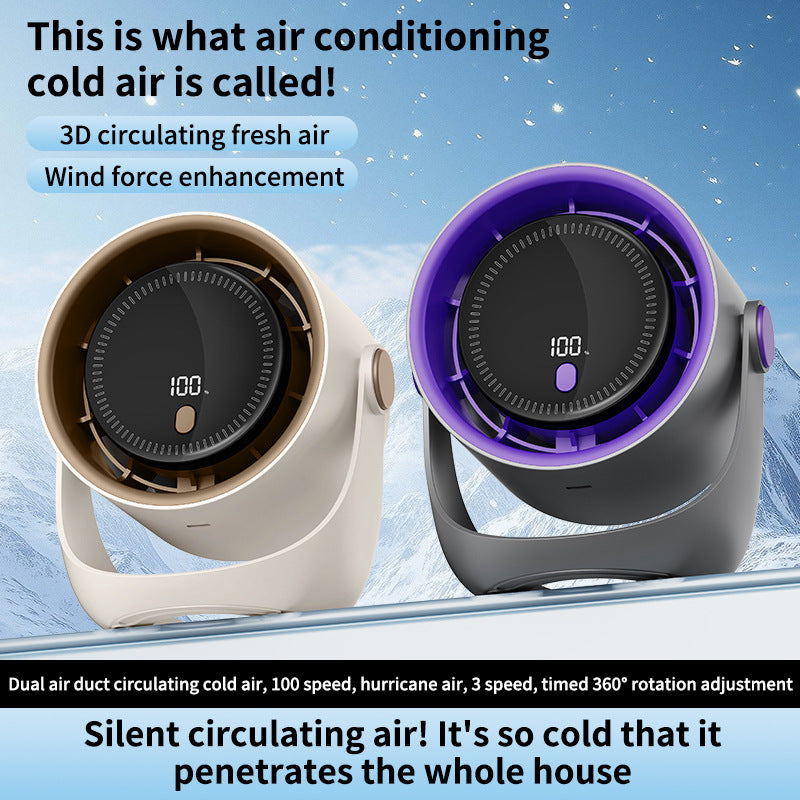Unisex Digital Air Circulator Vifte Skanto