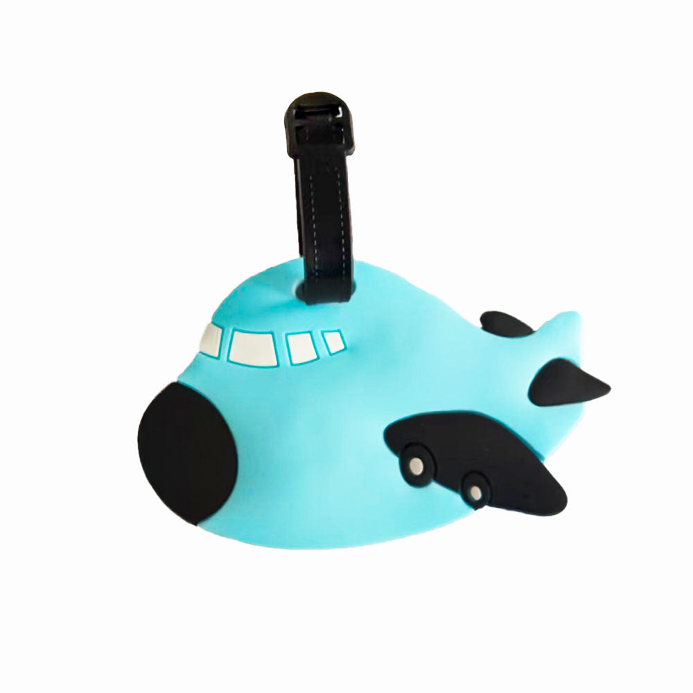 Unisex airplane-themed luggage tag Skanto