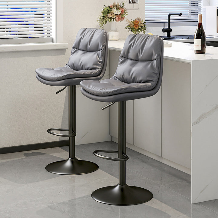 Høydejusterbar Barstol Med Ergonomisk Setepolstring Skanto