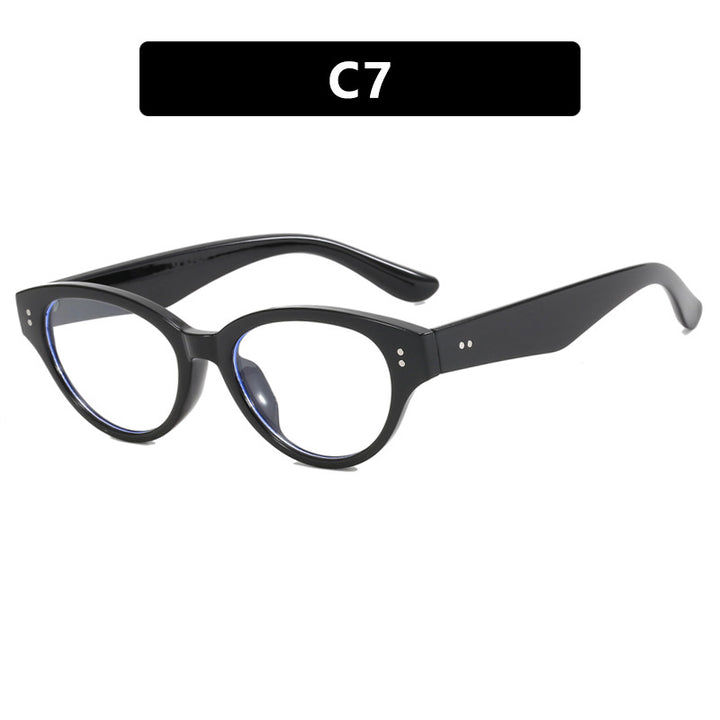 Dame stilige Cat-Eye-briller med elegant plastisk ramme Skanto