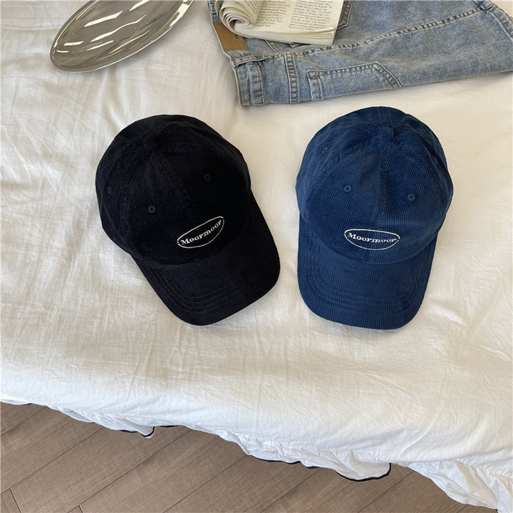 Kvinnens uformelle kordfløyels baseballcaps Skanto