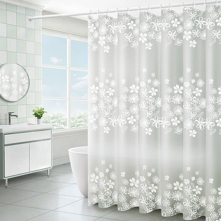 Blomstrete vanntette dusjforheng Skanto