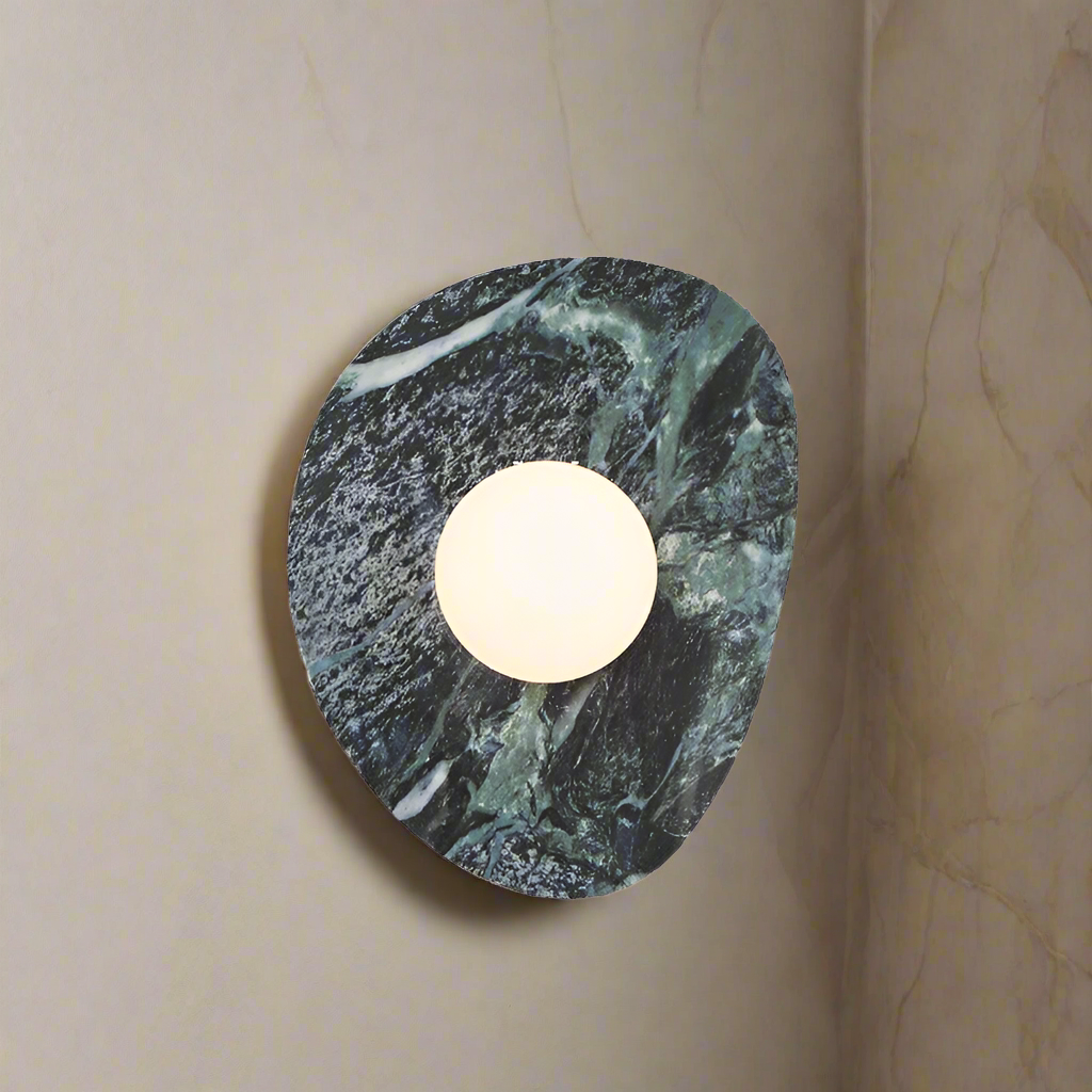 Skanto | Modern Marmor Vegglampe i Skandinavisk Design
