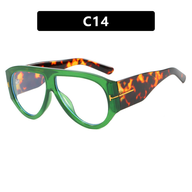 Dame Geometrisk Solbrille med moderne ramme og polariserte glass Skanto