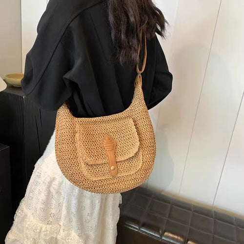 Håndlagd skulderveske i moderne boho-stil Skanto