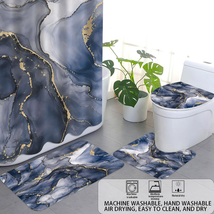 Digital Floral Theme Baddekor Sett Skanto