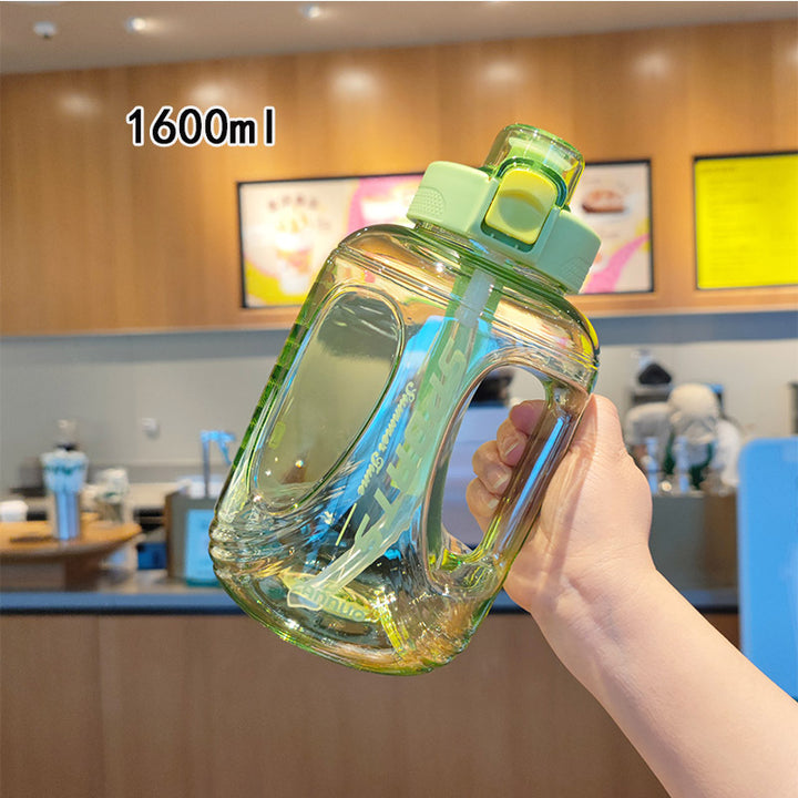 Dame stor vannflaske med ergonomisk bærehåndtak Skanto