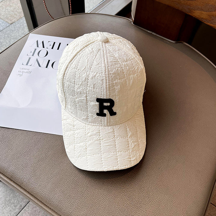 Kvinne Contemporary Teksturert Design Baseball Cap Skanto