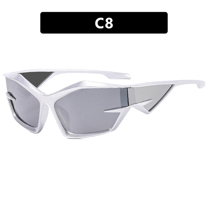 Dame sporty solbriller i dynamisk design Skanto