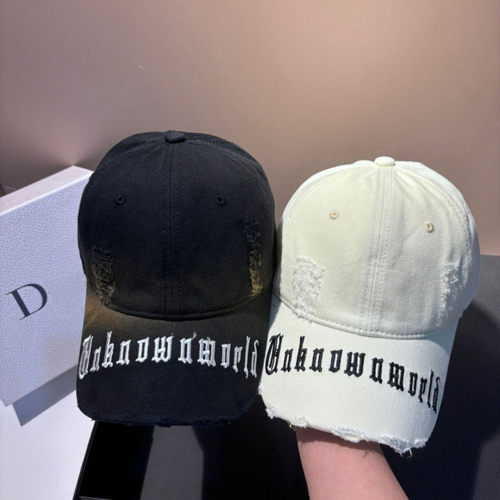 Men's Distressed Graphic Baseball Cap Skanto