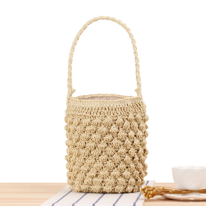 Håndlaget Makramee Handleveske i Boho-stil Skanto