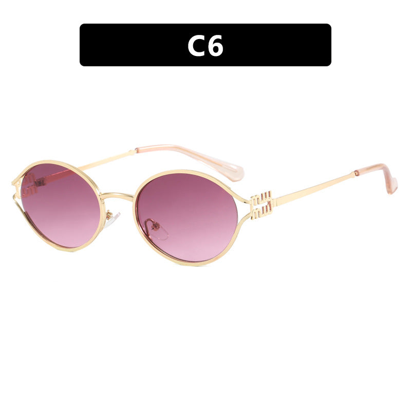 Dame elegant oval solbrill Skanto