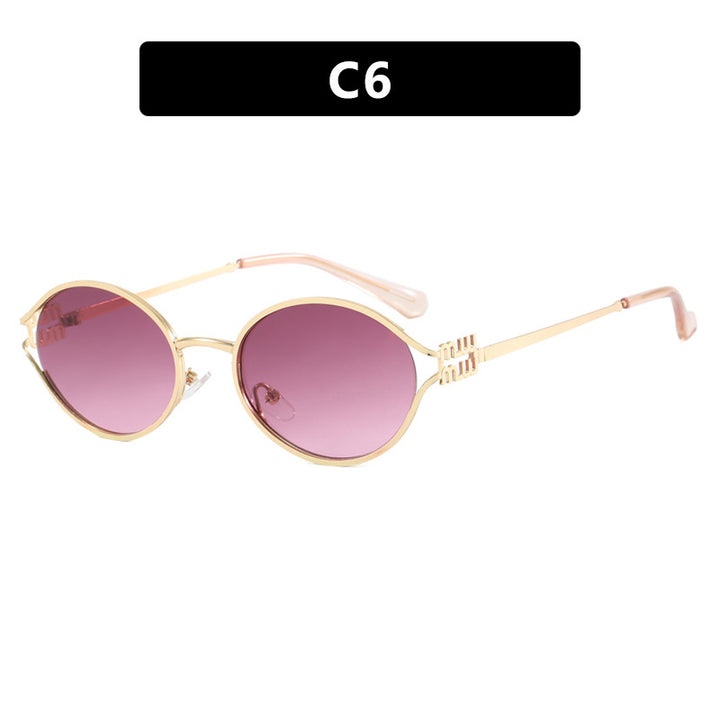 Dame elegant oval solbrill Skanto