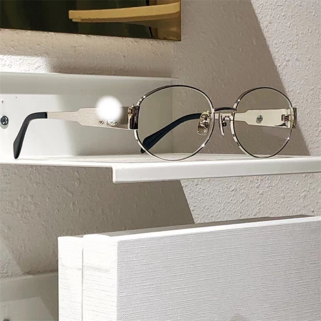 Dame eksklusiv ovalformet designer-solbrille Skanto