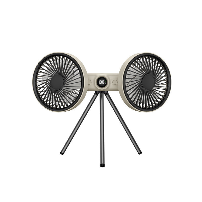 Justerbar Dual-Head Vifte Skanto