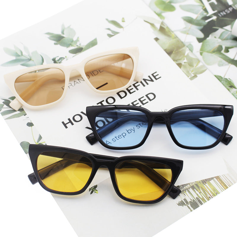 Damer geometrisk designer solbrille i moderne stil Skanto