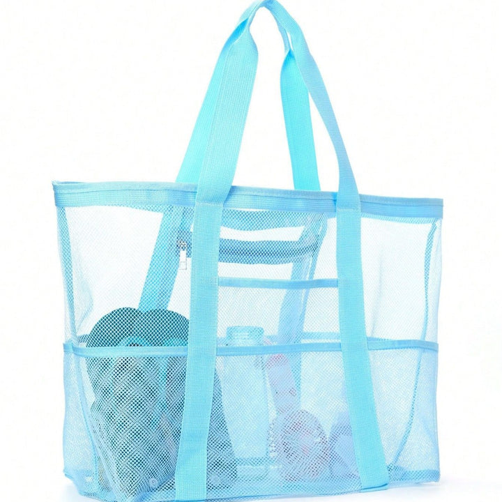 Stor strandbag av pustende mesh-materiale Skanto