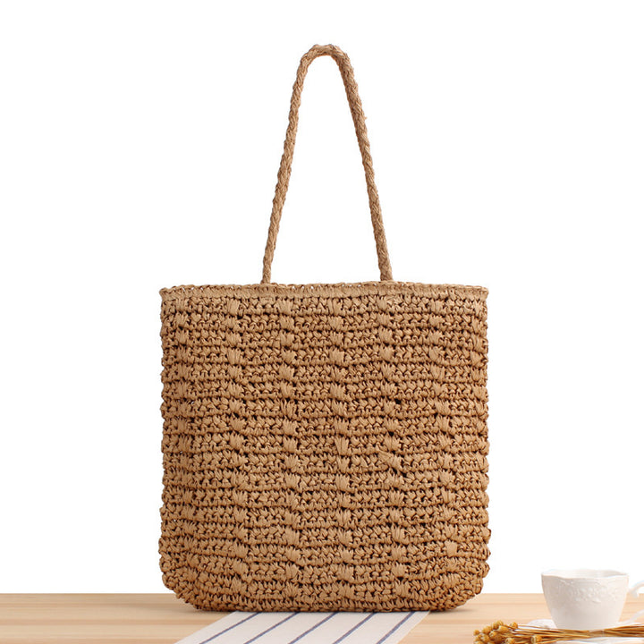 Hand-knotted raffia bag Skanto