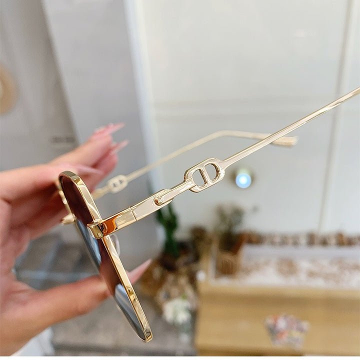 Dame geometrisk oversized solbrille Skanto