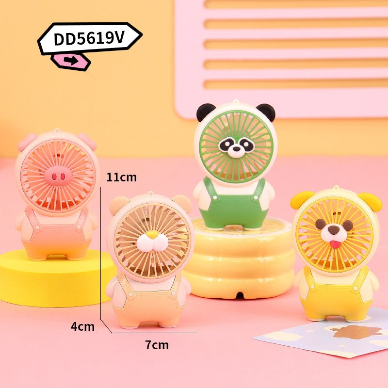 Dame Bærbar Mini Vifte i Panda-design Skanto