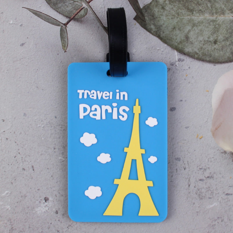 Paris-tema bagasjelapp Skanto