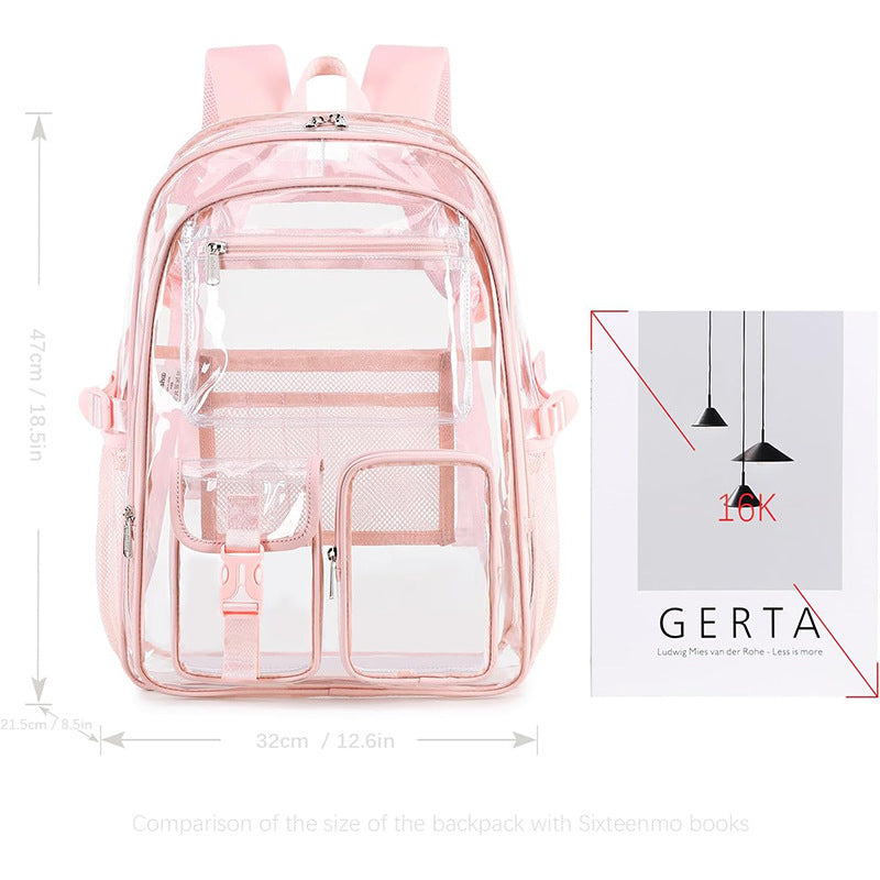Transparent Multifunctional School Backpack Skanto