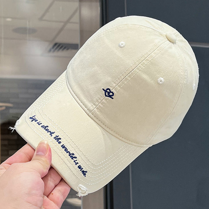 Kvinners slitt vintage stil baseball cap Skanto