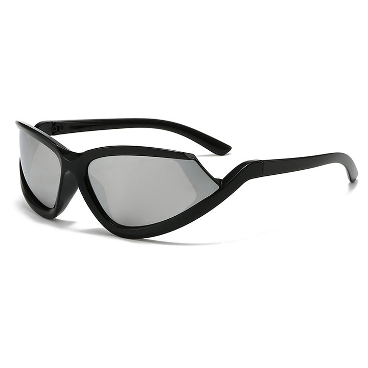 Dame futuristisk solbrille med aerodynamisk design Skanto