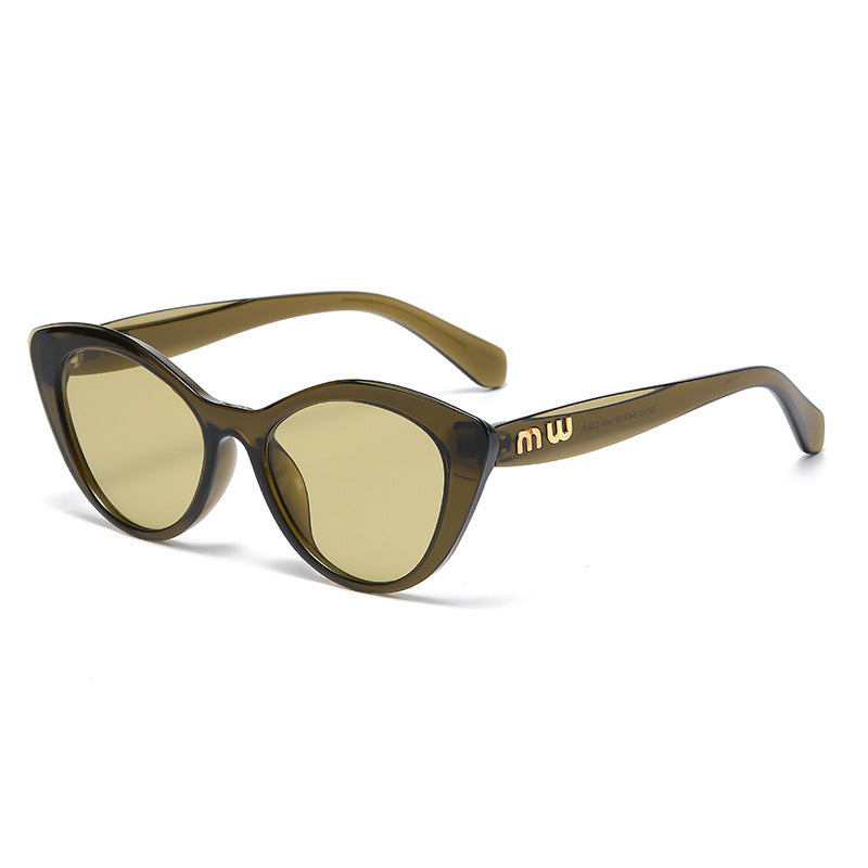 Kvinnenes fashionable cat-eye solbriller med UV-beskyttelse Skanto