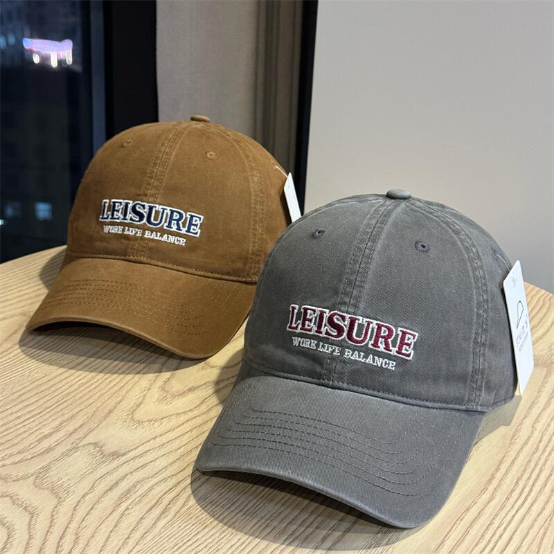 Kvinne Brodert Fritid Caps Skanto
