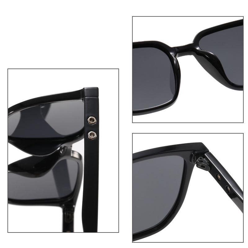 Dame moteriktig solbrille i trendy skilpaddemønster Skanto