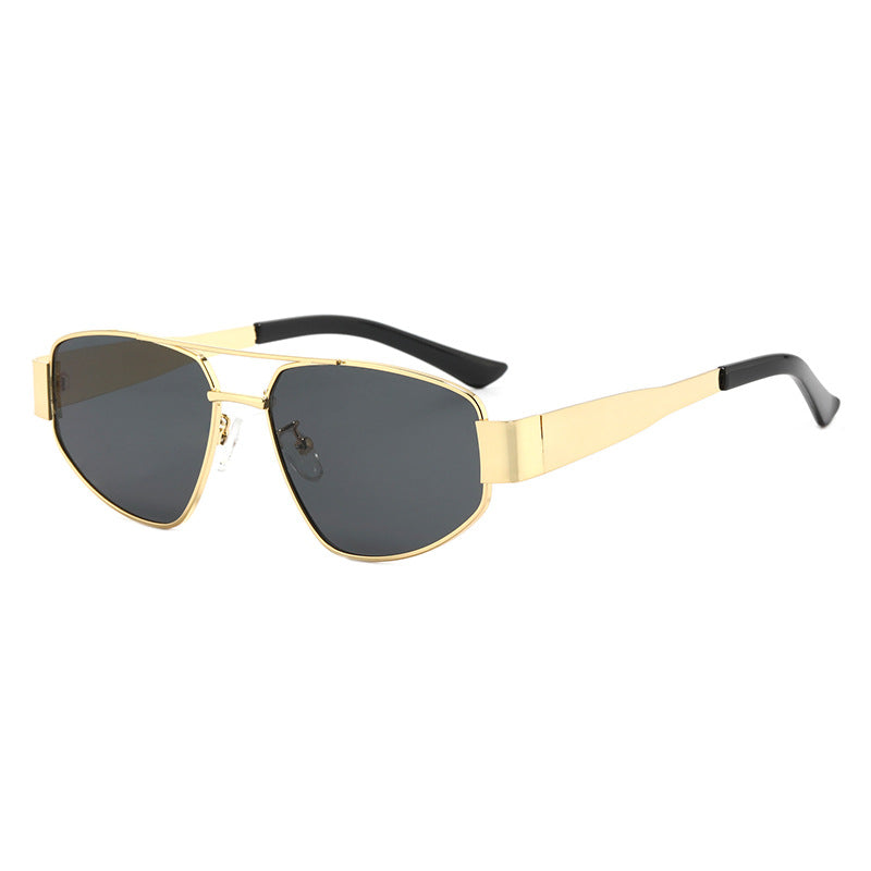 Herre Aviator-Style Metalliske Solbriller Skanto