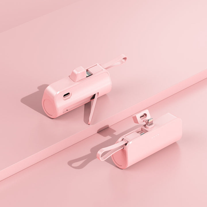 Bærbar Powerbank med integrert multifunksjonelt ladekabelsystem Skanto
