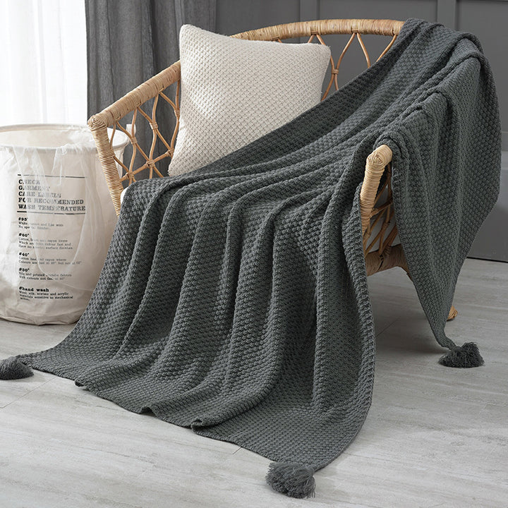 Kvinne Elegant Vaffelstruktur Teppe Skanto