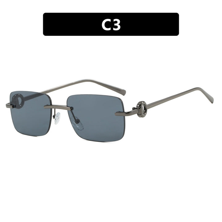 Dame fashionable geometrisk brille Skanto