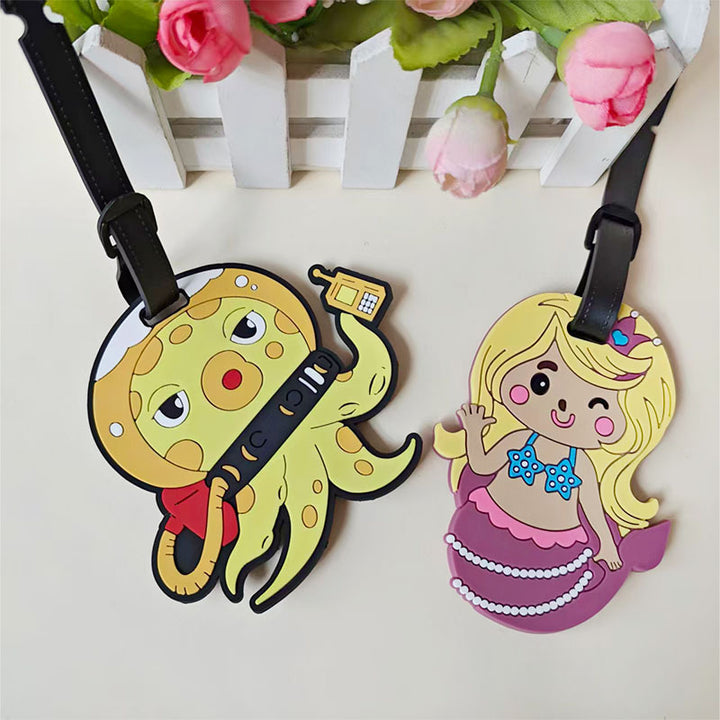 Unisex Mermaid Character Luggage Tag Skanto