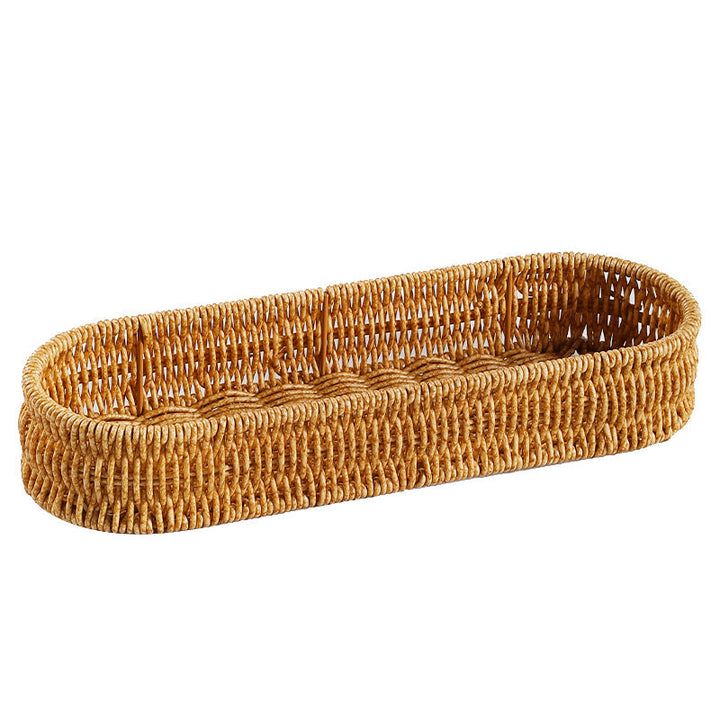 Oval Woven Storage Tray Skanto