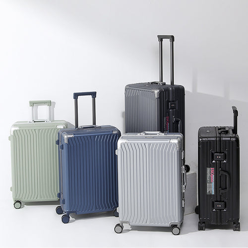 Unisex Rugged Hard-Shell Rolling Suitcase Skanto