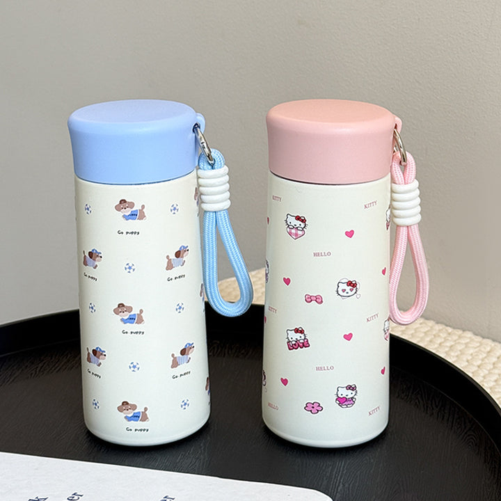 Damen Isoliertrinkflasche mit praktischem Trageband und verspieltem Design Skanto