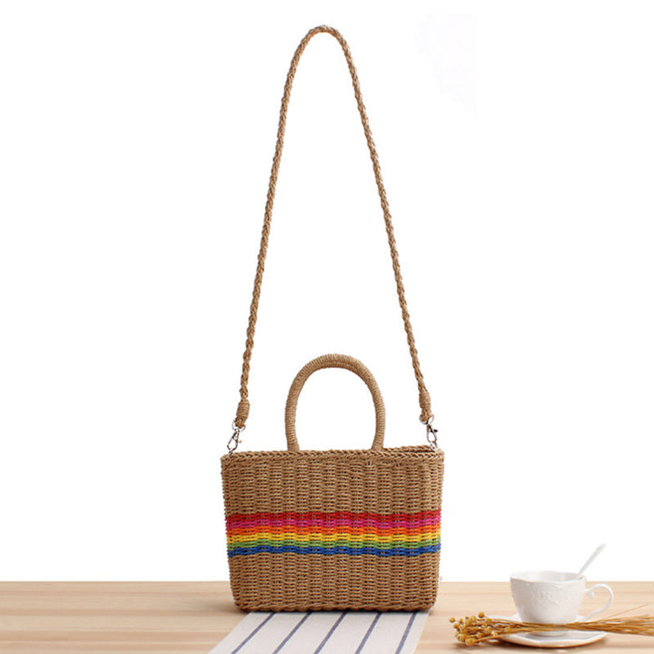 Colorful Basket Bag with Unique Details Skanto