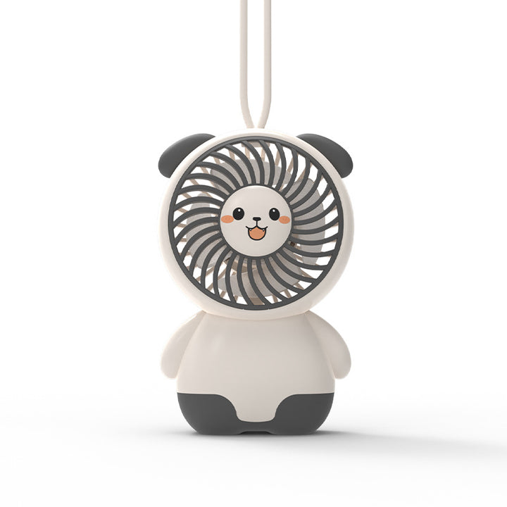 Dame Bærbar Mini Dyrefan med søtt Panda-design Skanto